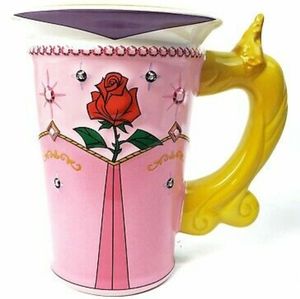 RARE NWOT Princess Aurora Disney Ceramic Mug